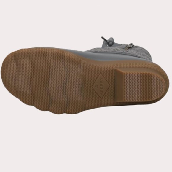 Sperry Women's Syren Gulf Ankle Duck Boot, Grey, 5.5 Lace Up/Side Zip Winter NWT - Picture 10 of 14